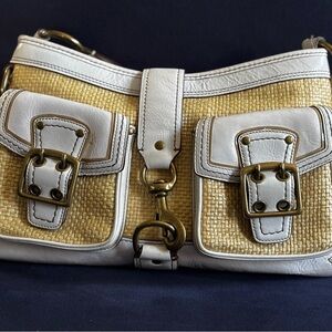 Coach Legacy Hobo Shoulder Bag Woven